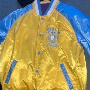 Yellow and Blue MPLS Lakers Jacket